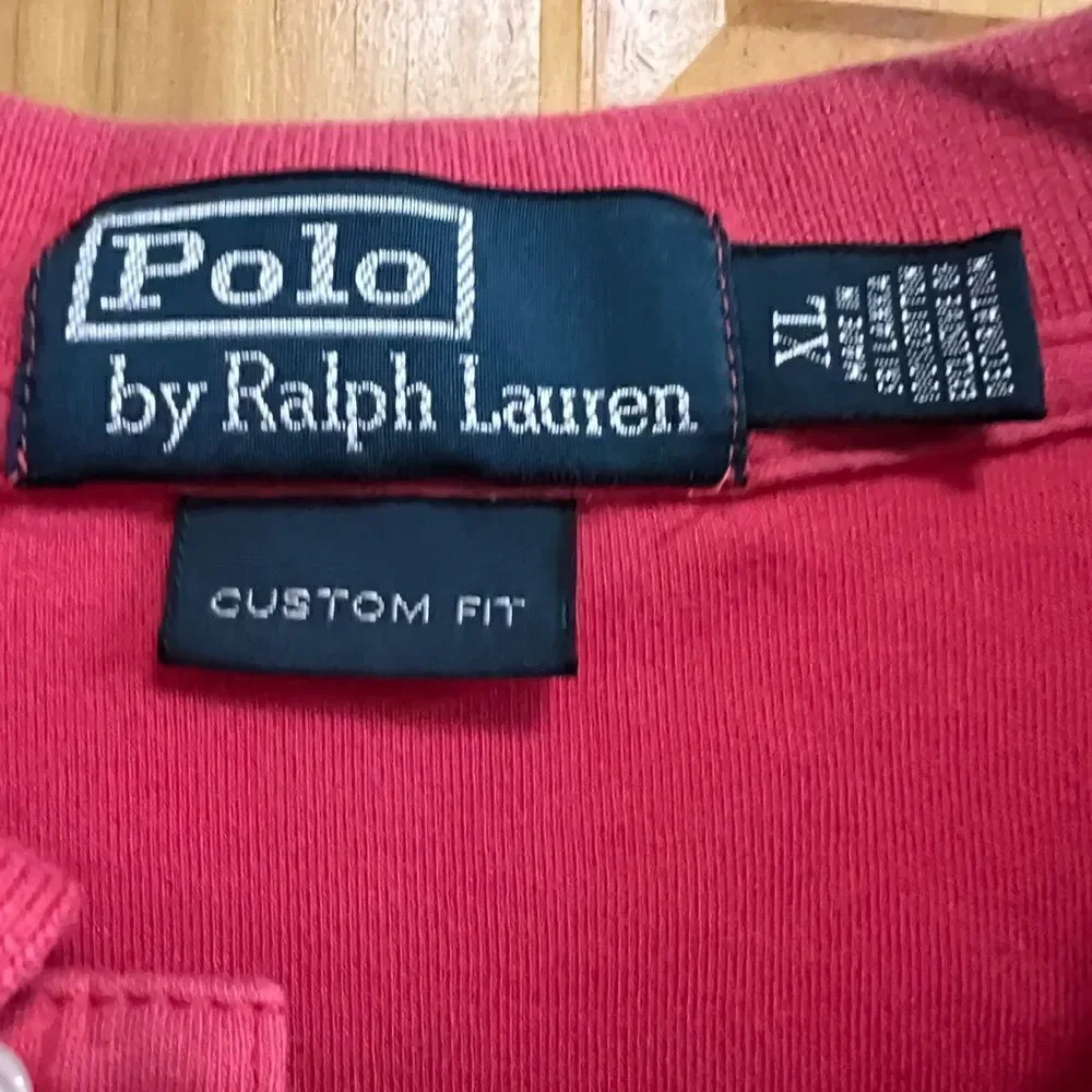 Polo by Ralph Lauren size XL pinky-red custom fit polo